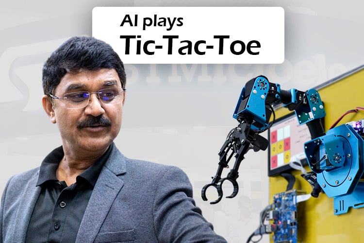 STMicroelectronics Booth  at electronica India 2025 STMicroelectronics Booth  at electronica India 2025