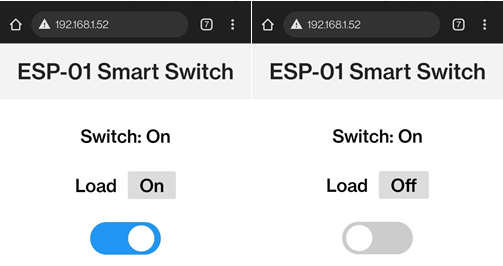 Smart Switch Web Page