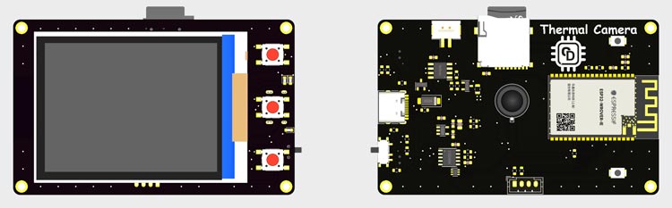 Thermal Camera 3D PCB Design