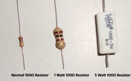 100 ohm resistors