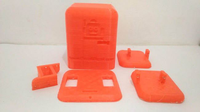 3D printed robot parts