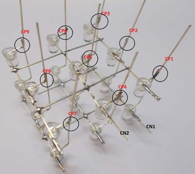 3X3X3 LED Cube สองชั้น