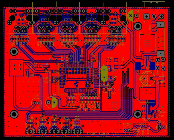 4 Ports switch