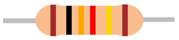 6 Band Resistor Color Code Chart