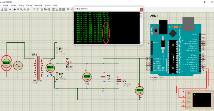AC-voltmeter-using-Arduino-simulation-311V