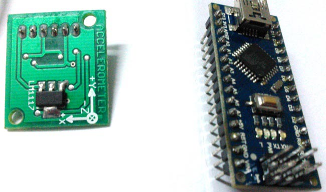 Accelerometer-and-Arduino-nano