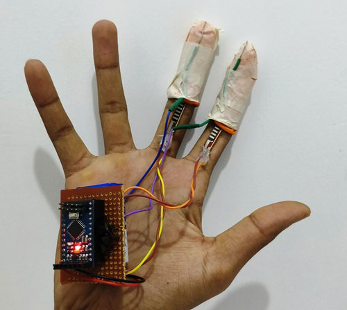 เปียโนนิ้วเปียโน Arduino