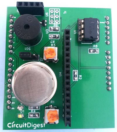 Arduino-smoke-detector-shield-using-MQ2-gas-sensor
