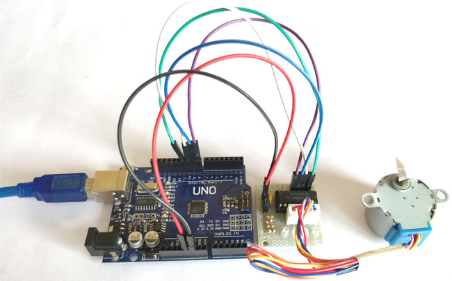 Tanasan Interfacing Stepper Motor With Arduino Uno