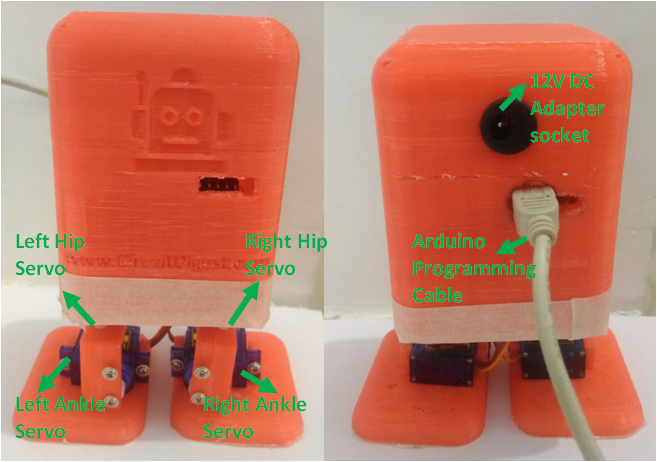 Bluetooth bibe robot pointouts