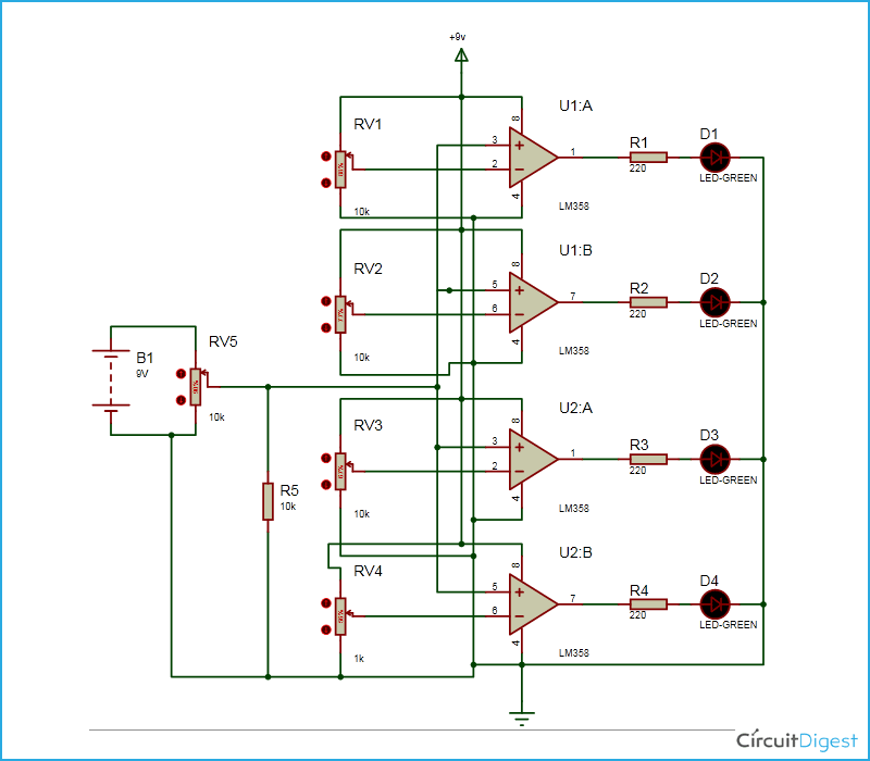 Battery Testing Circuit Diagram