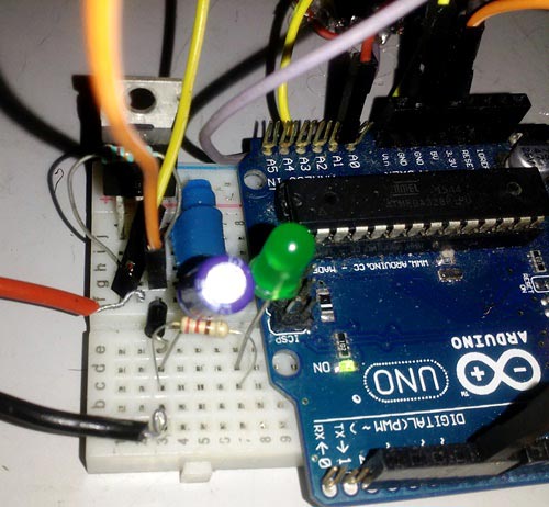 Buck Converter circuit using arduino