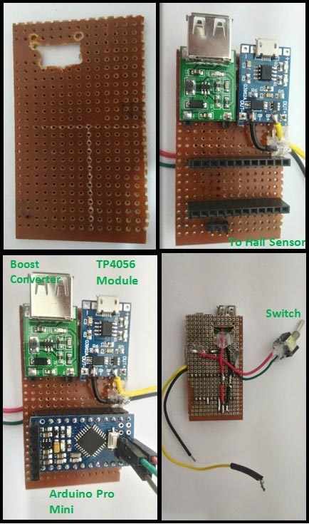 Building-Perf-board-for-Arduino-speedometer