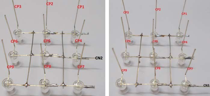 Building LED Cube second and third layer