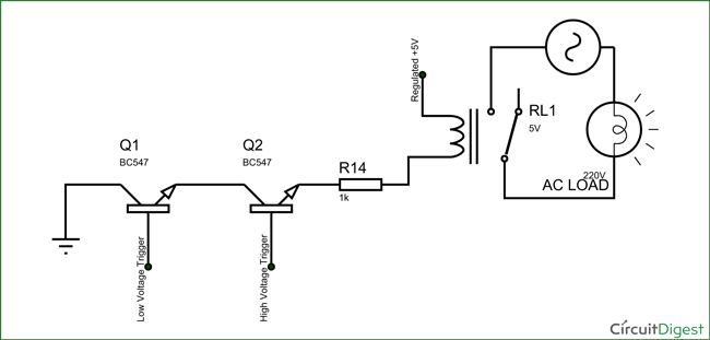 Electronic Circuit Breaker Schematic Diagram