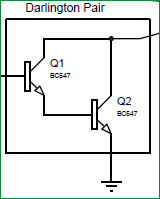 darlington transistor arduino