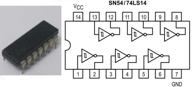 IC-74ls14-schmitt-trigger