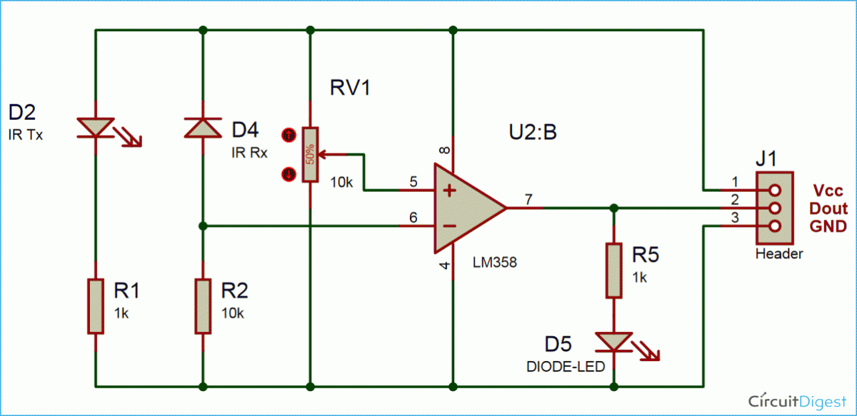 Ir Sensor Arduino Circuit