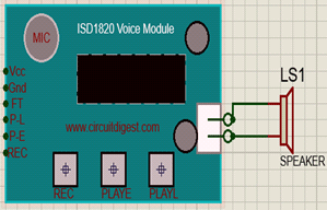 ISD1820 Voice Module Pinout