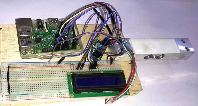 IoT-Raspberry-Pi-smart-container-with-load-cell-and-HX711