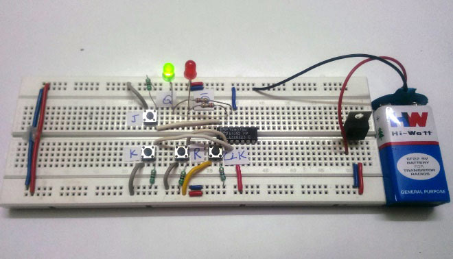 Jk To T Flip Flop Circuit Diagram