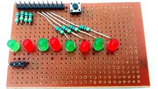 LED-perf-board-for-LED-blinking-squence-in-PIC-microcontroller