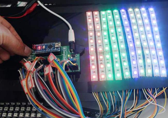 Prakasit งาน14microcontroller Projectsarduino Led Scroll Bar 7365