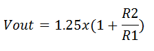 LM317 Resistor Voltage Calculation