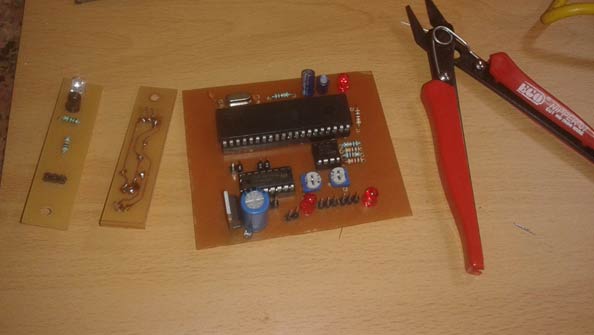 Finalized PCB Design of Line Follower Robot