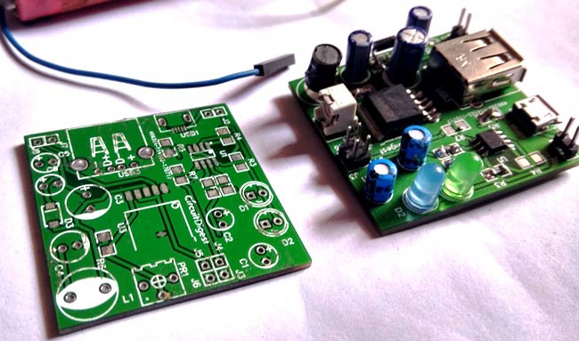 PCB samples for power bank circuit for charging mobiles