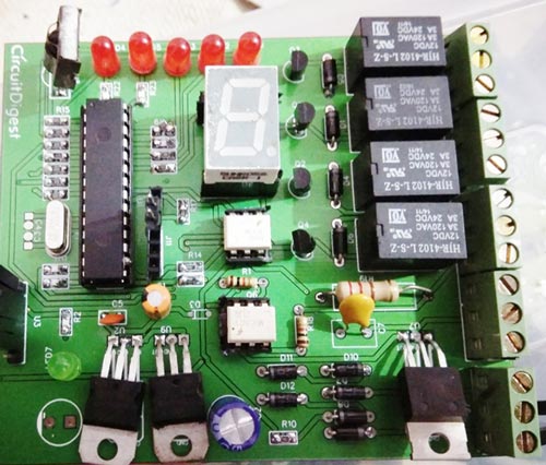 PIC based home automation PCb