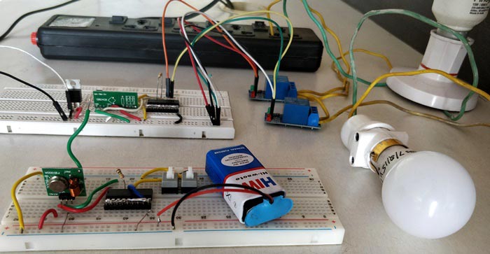 RF based Home appliances controlling without microcontroller