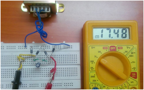 Full wave Rectifier Circuit with Filter2