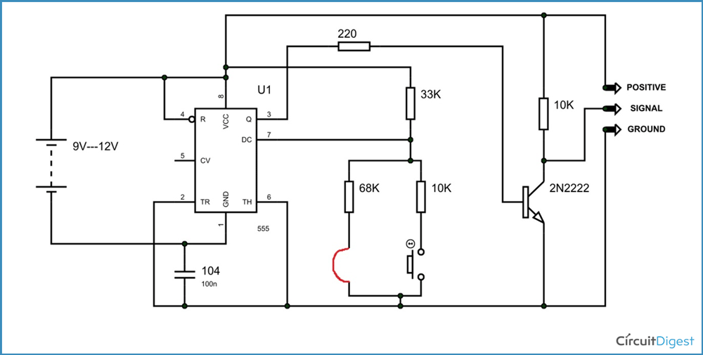 Servo Tester Circuit Diagram