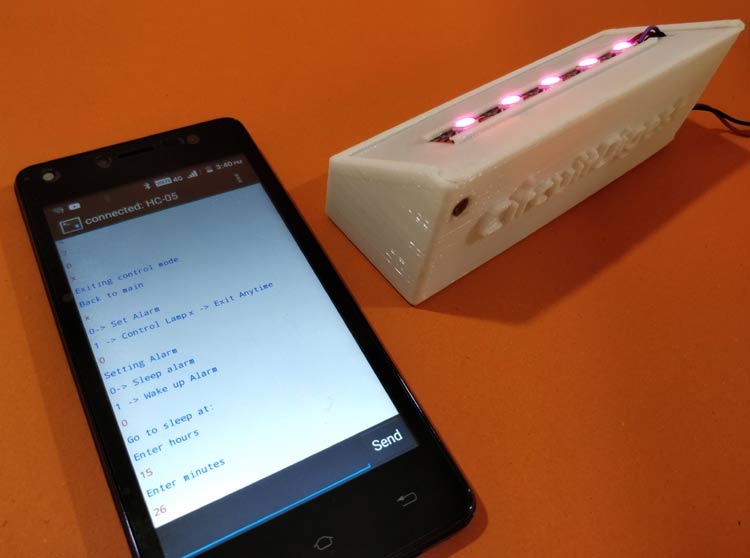 Smart Phone Controlled Arduino Mood Light Project