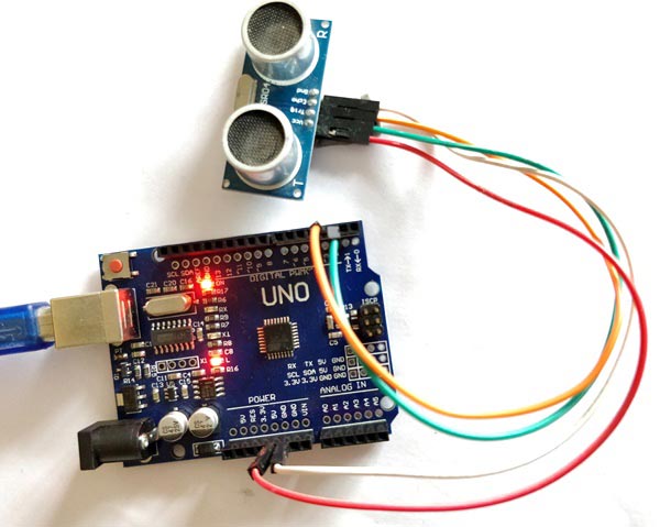 arduino and ultrasonic sensor
