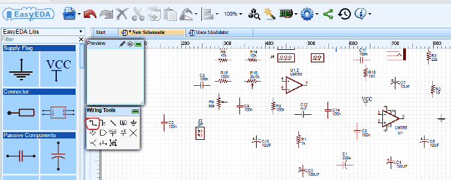 design-Circuit-of-Voice-Modulator-Circuit-with-EasyEDA-6