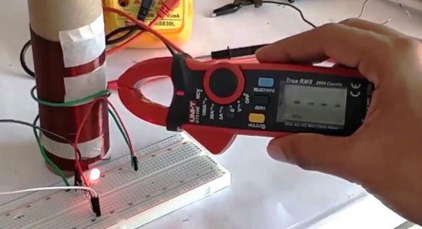 kelepçe multimetresi mini tesla coil 9v kullanarak akı tespiti