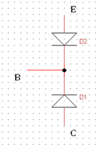 two diodes connected back to back