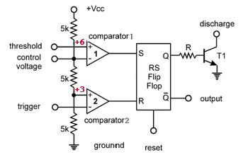 555 Timer Ic Internal Structure Working Pin Diagram And Description