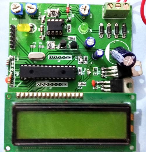 high low voltage detector PCB using PIC microcontroller