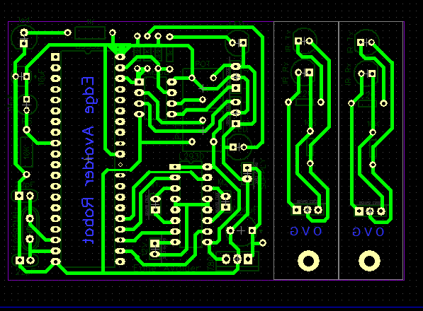 PCB Layout for Edge Avoiding Robot