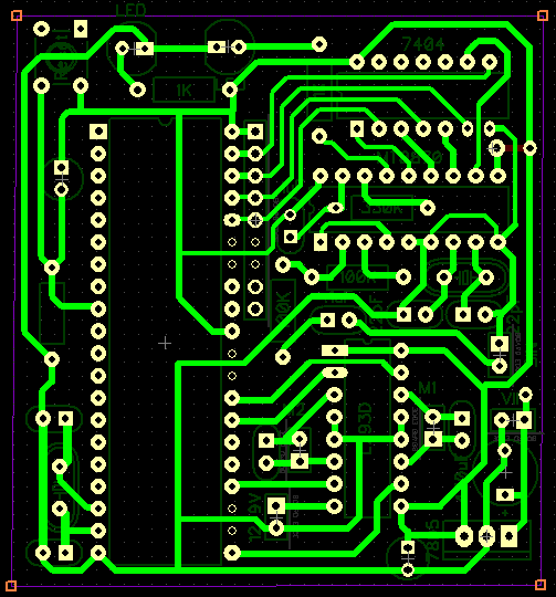 Cell Phone Controlled Robot PCB Layout