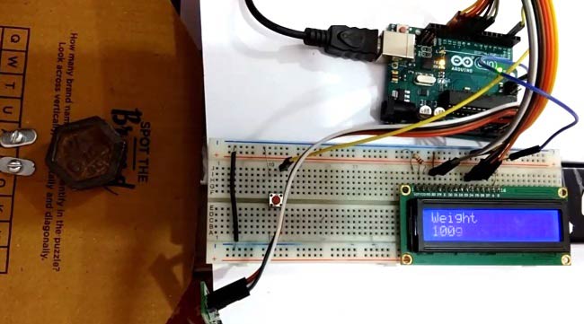 measuring-100gram-using-arduino-and-HX711-sensor