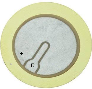 Piezoelectric transducer disc