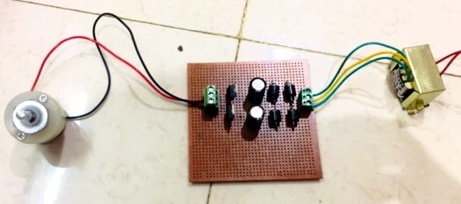 Simple 12V 3A Power Supply Circuit