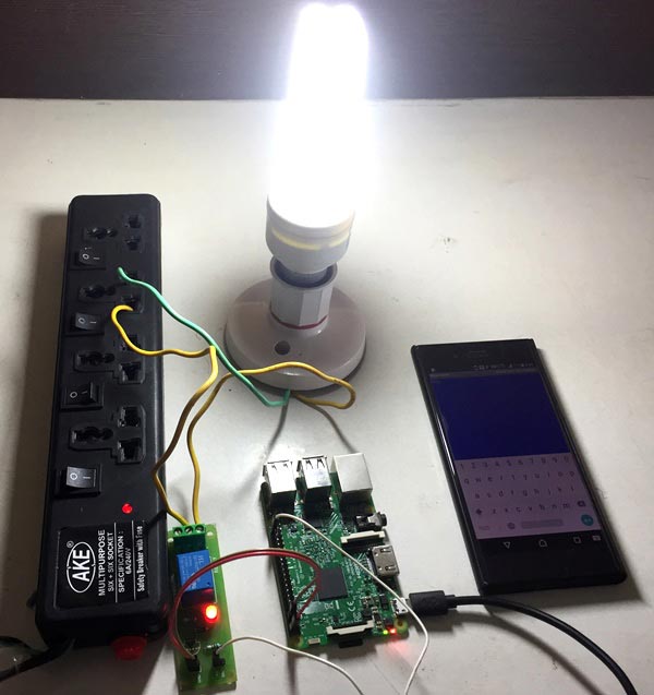 Raspberry Pi Based Smart Phone Bluetooth Controlled Home Automation