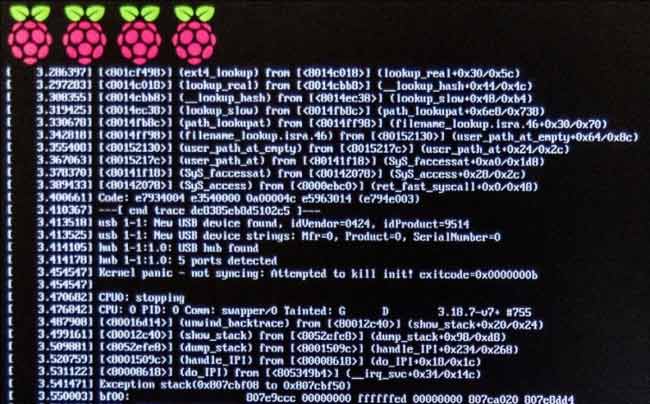 boot - I get error while installing Raspbian - Raspberry Pi Stack