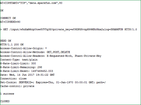 send data to sparkfun using GPRS GSM and arduino