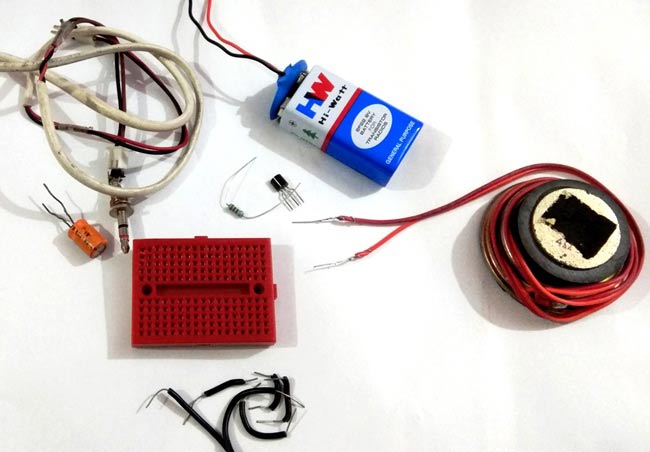 simple preamplifier circuit components